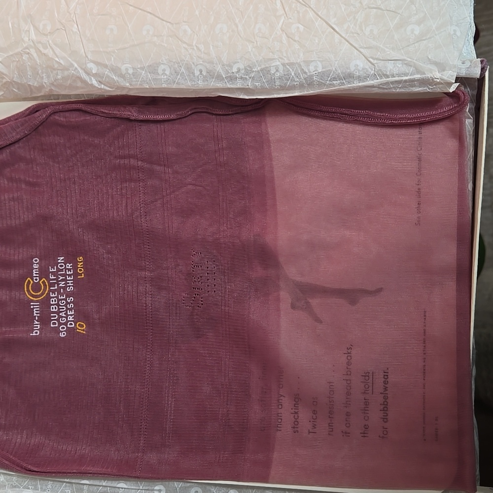 Vintage Cherry's Box Vintage Stocking Thigh Highs BUR-MIL Ceil Chapman More